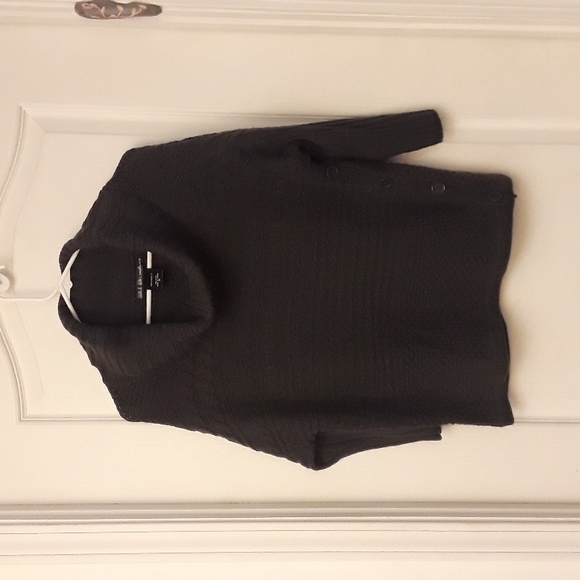 United States Sweaters Medium Dark Grey Cowl Neck Sweater - Picture 1 of 12